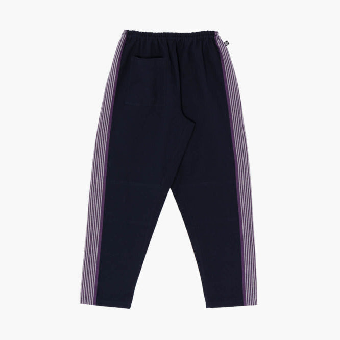 エブリィワゴン新品Week6 Supreme Repeat トラックパンツ Farmers' MONPE トラックパンツ/縞 パープル/うなぎの寝床 – GOOD