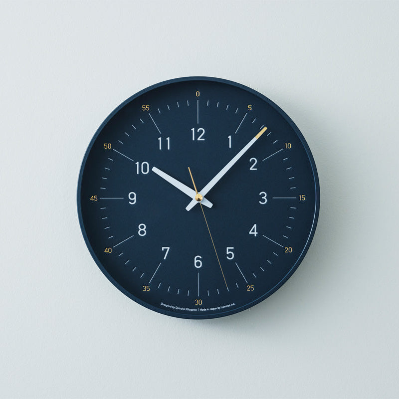 Walll  clock 壁掛け時計 ウォールクロック essent （エッセント）/ ネイビー/ DFI 24-06 NV