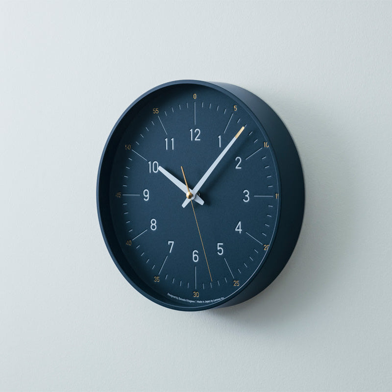 ウォールクロック essent （エッセント）/ ネイビー/ DFI 24-06 NV