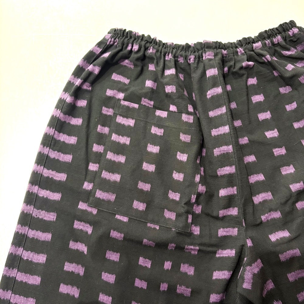 Farmers' MONPE いろは たて絣 雨絣 黒紫/うなぎの寝床 – GOOD DESIGN
