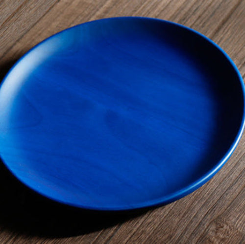 曽明漆器 KyutarouBLUE 両面まる皿 std / RENEW – GOOD DESIGN STORE