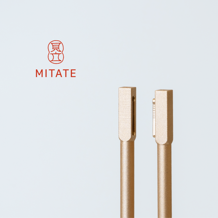 割り箸 イーシザイ・マーケット / 割り箸(袋入) 炭化竹天削8寸(21cm