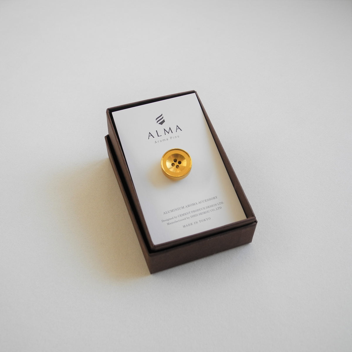 ALMA -aroma pins-（アルーマ アロマピンズ）/石井精工 – GOOD DESIGN