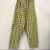 Farmers’ MONPE Iroha Horizontal Kasuri Check Yellow-Purple / Eel’s Nest