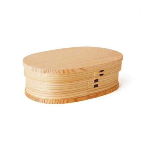 大館曲げわっぱ小判弁当（中）仕切付 – GOOD DESIGN STORE TOKYO by