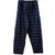 Farmers’ MONPE Iroha Vertical Kasuri Rice Paddy Black-Blue / Eel’s Bed