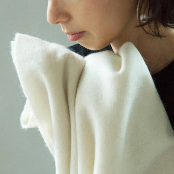 カシミヤ100％ 無地ストール/Basic Color/northpeace farm