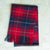 100% cashmere check stole/northpeace farm