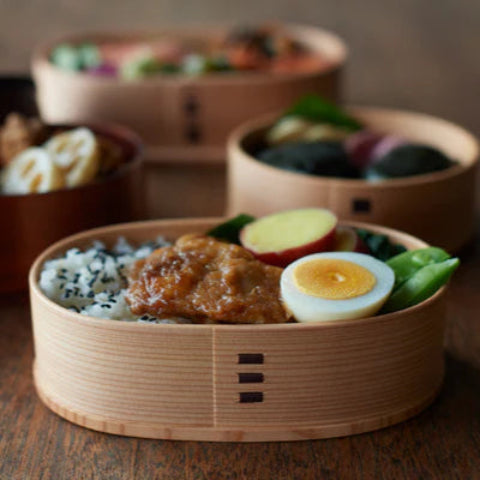 大館曲げわっぱ小判弁当(中)仕切付 – GOOD DESIGN STORE TOKYO by 大館曲げわっぱ小判弁当(中)仕切付 – GOOD DESIGN STORE TOKYO by