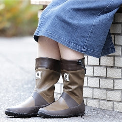 Bird-watching boots / dark brown / Wild Bird Society of Japan