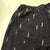 Farmers’ MONPE Iroha Vertical Kasuri Medaka Black and White / Eel’s Bed