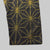 Farmers’ MONPE Iroha Horizontal Kasuri Asanoha Black and Yellow / Eel’s Bed