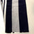 Farmers’ MONPE Iroha Horizontal Kasuri Obi, Navy and White / Eel’s Nest