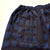 Farmers’ MONPE Iroha Vertical Kasuri Rice Paddy Black-Blue / Eel’s Bed