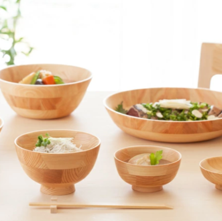 La-Luzひきよせ 3段ヒノキ 蓋付椀 ５セット （未使用） ひきよせ /蓋付椀・丼/食洗機対応モデル – GOOD DESIGN STORE