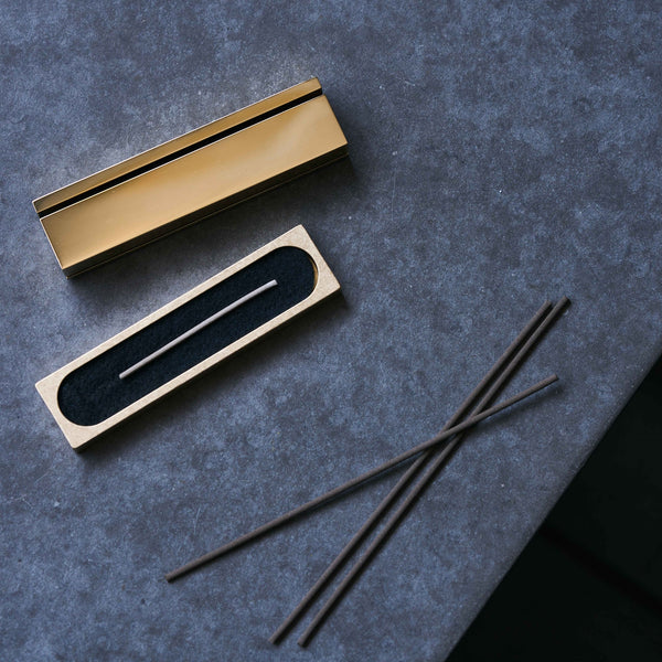 おもちさま　NAGAE 香炉 efuロング ゴールド 香炉 efu（エフー） gold – GOOD DESIGN STORE TOKYO by NOHARA 公式