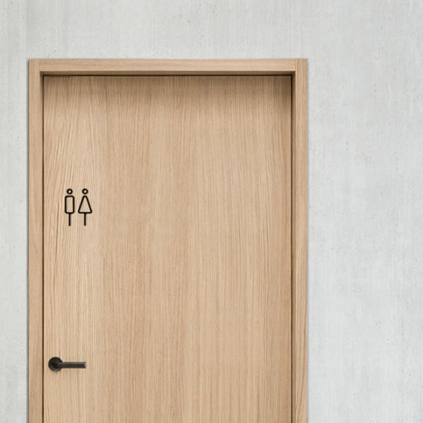 ピクトグラムサイン MOHEIM SIGNS/RESTROOM/2pcs – GOOD DESIGN STORE