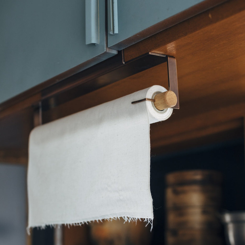 布ふきん さささ 和晒ロール/Holder/和晒ロールCut(ミシン目あり)付き – GOOD DESIGN STORE TOKYO by ...