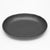 食器 クロテラス 波ぶち楕円皿/黒照/croterrace